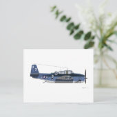 Grumman TBM Avenger Postkarte (Stehend Vorderseite)