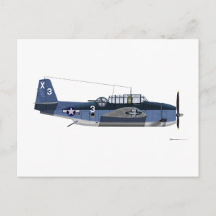 Grumman TBM Avenger Postkarte