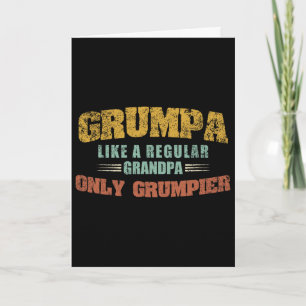 Grummelig wie ein normaler Opa, nur mürrischer Vat Karte