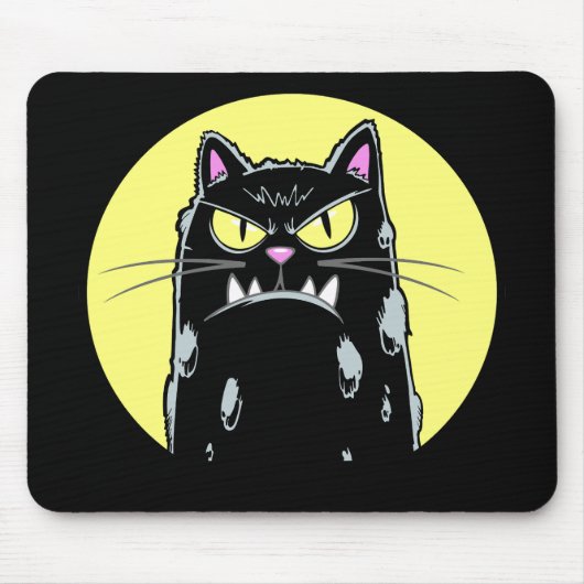 Grummelkatze Mousepad (Vorne)