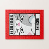 GRUMP CAT FUNNY CHRISTMAS JIGSAW PUZZLE (Horizontal)