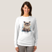 Grump Cat Tasse T-Shirt (Vorne ganz)