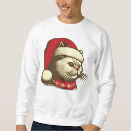 Grump Christmas Cat Sweatshirt