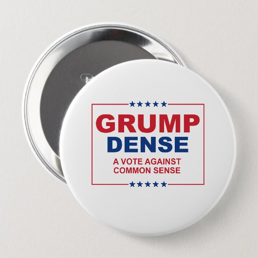 GRUMP DICHTES 2016 - eine Abstimmung gegen Button (Vorne & Hinten)