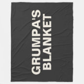 Grumpa | Funny Gag Geschenk für Grumpy Opa Fleecedecke (Vorderseite)