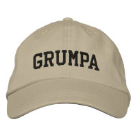 Grumpa | Funny Grumpy Grandpa in Schwarz