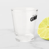 Grumpa Funny Grumpy Opa Custom Vatertag Schnapsglas (Links)