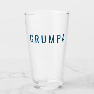 Grumpa Funny Novelty für Grumpy Grandpa Graphic Glas