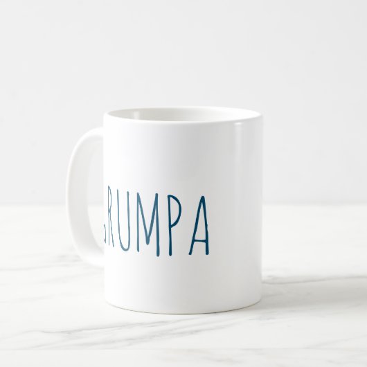 Grumpa Funny Novelty für Grumpy Grandpa Graphic Kaffeetasse (Vorderseite Links)