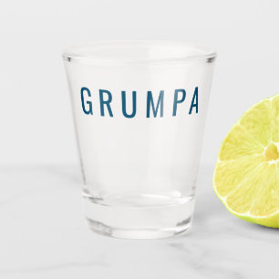Grumpa Funny Novelty für Grumpy Grandpa Graphic Schnapsglas