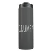 Grumpa Funny Novelty für Grumpy Opa Thermosbecher (Vorderseite)