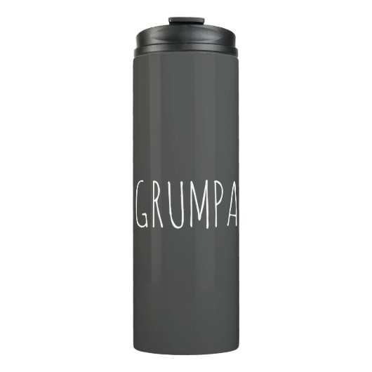 Grumpa Funny Novelty für Grumpy Opa Thermosbecher (Vorderseite)