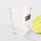 Grumpa Funny Novelty Grumpy Grandpa Graphic Black Schnapsglas (Links)