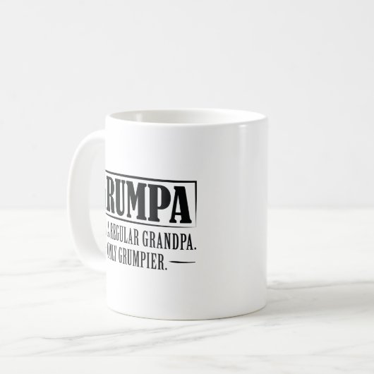 Grumpa Kaffeetasse (Vorderseite Links)