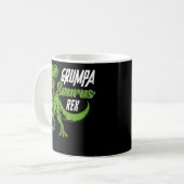 Grumpa-Saurus Rex Dinosaurier GrumpaSaurus Kaffeetasse (Vorderseite Links)