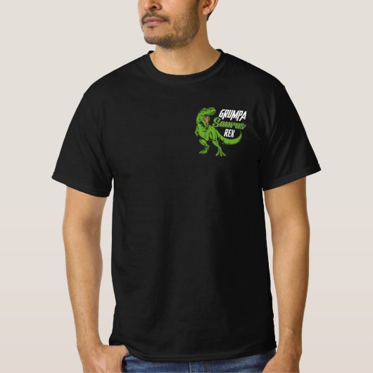Grumpa-Saurus Rex Dinosaurier GrumpaSaurus T-Shirt (Vorderseite)