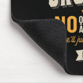 Grumpa Way Funny Großvater Vater's Day Mousepad (Ecke)