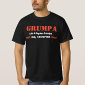 Grumpa wie ein normaler Opferfahrer T-Shirt (Vorderseite)