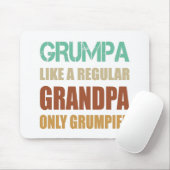 Grumpa wie ein regelmäßiger Großvater, nur Grumpie Mousepad (Mit Mouse)