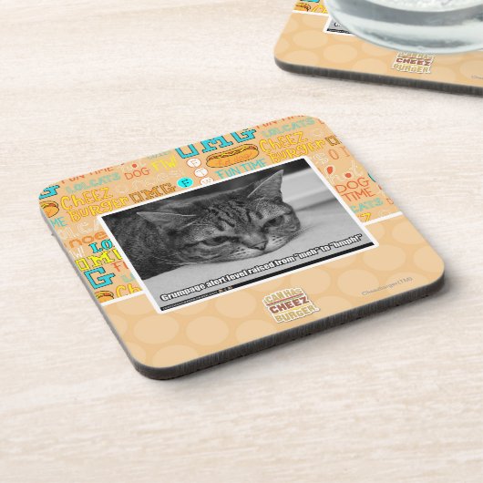 Grumpage Alarm Getränkeuntersetzer (Linke Seite)