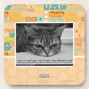 Grumpage Alarm Getränkeuntersetzer