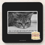 Grumpage Alarm Getränkeuntersetzer (Vorderseite)