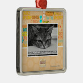 Grumpage Alarm Silbernes Ornament (Rechts)