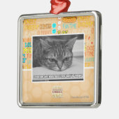 Grumpage Alarm Silbernes Ornament (Links)