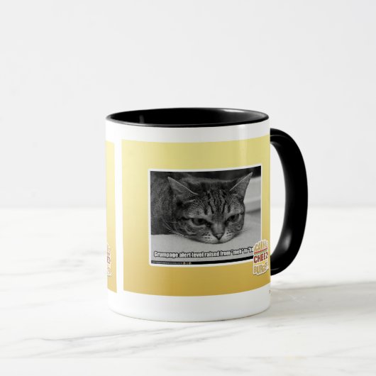 Grumpage Alarm Tasse (VorderseiteRechts)