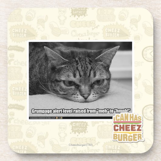 Grumpage Alarm Untersetzer (Vorderseite)