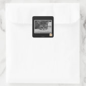 Grumpage Quadratischer Aufkleber (Tasche)