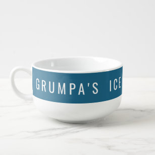 Grumpa's Ice Cream Bowl für Grumpy Grandpa Große Suppentasse