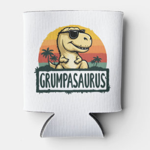 Grumpasaurus Dinosaurier Grandpa Saurus Vatertag Dosenkühler