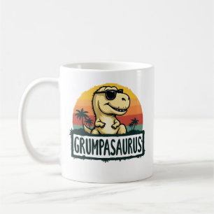 Grumpasaurus Dinosaurier Grandpa Saurus Vatertag Kaffeetasse
