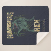 Grumpasaurus Rex Dinosaurier T Rex Grandpa Sherpadecke (Vorderseite (Horizontal))