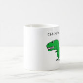 Grumpasaurus Rex grüne strukturierte Tasse (Mittel)