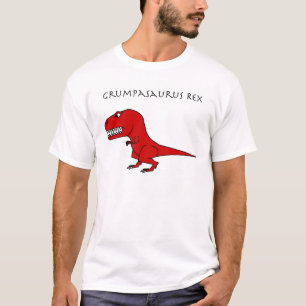 Grumpasaurus Rex Rot T-Shirt