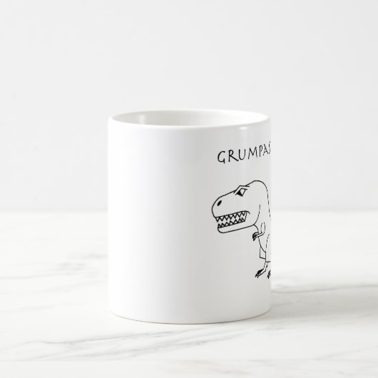 Grumpasaurus Rex Skizze-Tasse Kaffeetasse (Mittel)