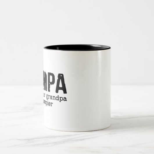 Grumpe Zweifarbige Tasse (Mittel)