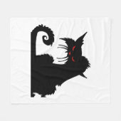 Grumpierkatze Fleecedecke (Vorderseite (Horizontal))