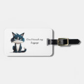 Grumpierkatze Gepäckanhänger (Vorderseite horizontal)