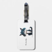 Grumpierkatze Gepäckanhänger (Rückseite vertikal)