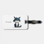 Grumpierkatze Gepäckanhänger (Rückseite horizontal)