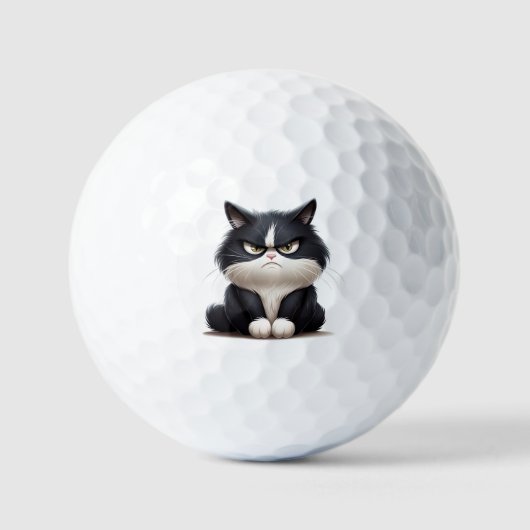Grumpierkatze Golfball (Vorderseite)