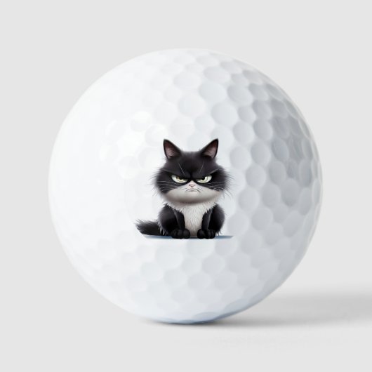 Grumpierkatze Golfball (Vorderseite)
