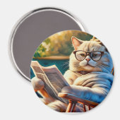 Grumpierkatze Magnet (Vorderseite/Rückseite)