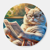 Grumpierkatze Magnet (Vorne)