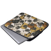 Grumpige Möpsen / Witziger Niedlicher Mops Hunde P Laptopschutzhülle (Vorne Knopf)