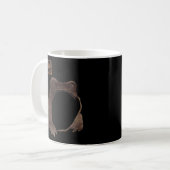Grumpiger japanischer Frosch-Cottailcore-Frosch Kaffeetasse (Vorderseite Links)