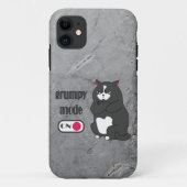 Grumpiger Modus bei lustiger, dicker Katze Case-Mate iPhone Hülle (Rückseite)